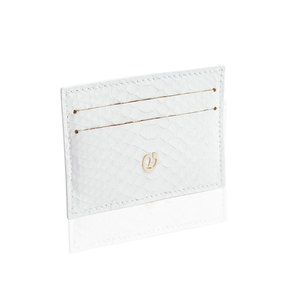 NEW NADA SAWAYA - Python Card Case - White
